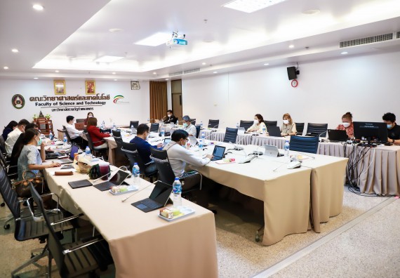 ภาพกิจกรรม  คณะวิทยาศาสตร์และเทคโนโลยี ร่วมกับมหาวิทยาลัยราชภัฏกำแพงเพชร จัดการประชุมคณะกรรมการบริหารมหาวิทยาลัยราชภัฏกำแพงเพชร ครั้งที่ 7/2565