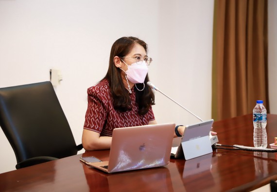 ภาพกิจกรรม  คณะวิทยาศาสตร์และเทคโนโลยี ร่วมกับมหาวิทยาลัยราชภัฏกำแพงเพชร จัดการประชุมคณะกรรมการบริหารมหาวิทยาลัยราชภัฏกำแพงเพชร ครั้งที่ 7/2565