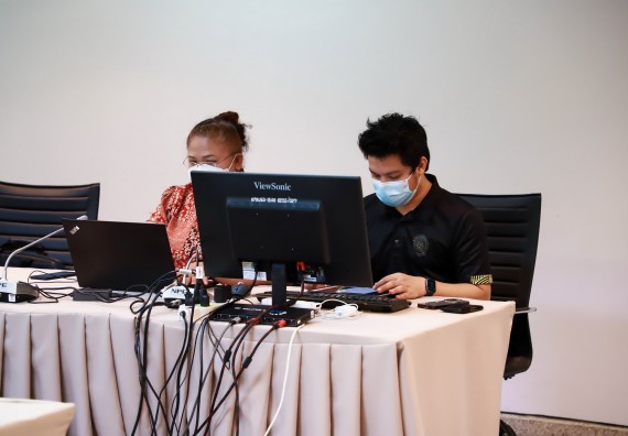 ภาพกิจกรรม  คณะวิทยาศาสตร์และเทคโนโลยี ร่วมกับมหาวิทยาลัยราชภัฏกำแพงเพชร จัดการประชุมคณะกรรมการบริหารมหาวิทยาลัยราชภัฏกำแพงเพชร ครั้งที่ 7/2565