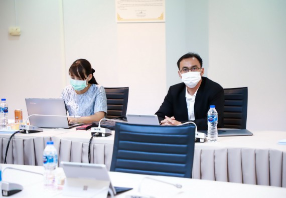 ภาพกิจกรรม  คณะวิทยาศาสตร์และเทคโนโลยี ร่วมกับมหาวิทยาลัยราชภัฏกำแพงเพชร จัดการประชุมคณะกรรมการบริหารมหาวิทยาลัยราชภัฏกำแพงเพชร ครั้งที่ 7/2565