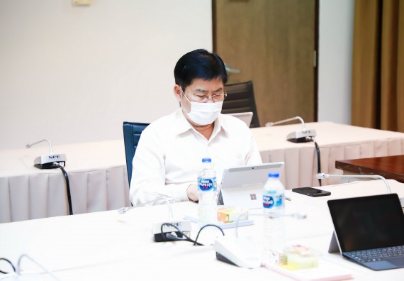 ภาพกิจกรรม  คณะวิทยาศาสตร์และเทคโนโลยี ร่วมกับมหาวิทยาลัยราชภัฏกำแพงเพชร จัดการประชุมคณะกรรมการบริหารมหาวิทยาลัยราชภัฏกำแพงเพชร ครั้งที่ 7/2565