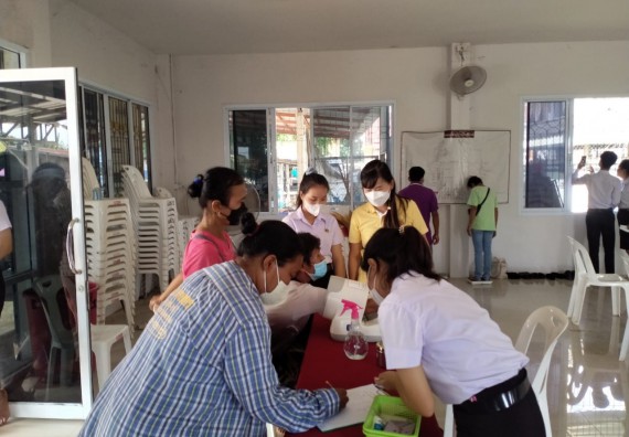 ภาพกิจกรรม  โปรแกรมวิชาสาธารณสุขศาสตร์ จัดกิจกรรมบริการวิชาการด้านสุขภาพแก่ชุมชนในจังหวัดกําแพงเพชร