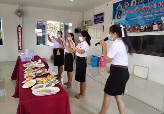 ภาพกิจกรรม  โปรแกรมวิชาสาธารณสุขศาสตร์ จัดกิจกรรมบริการวิชาการด้านสุขภาพแก่ชุมชนในจังหวัดกําแพงเพชร