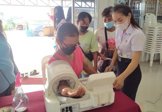 ภาพกิจกรรม  โปรแกรมวิชาสาธารณสุขศาสตร์ จัดกิจกรรมบริการวิชาการด้านสุขภาพแก่ชุมชนในจังหวัดกําแพงเพชร