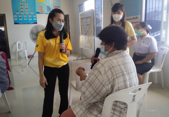 ภาพกิจกรรม  โปรแกรมวิชาสาธารณสุขศาสตร์ จัดกิจกรรมบริการวิชาการด้านสุขภาพแก่ชุมชนในจังหวัดกําแพงเพชร