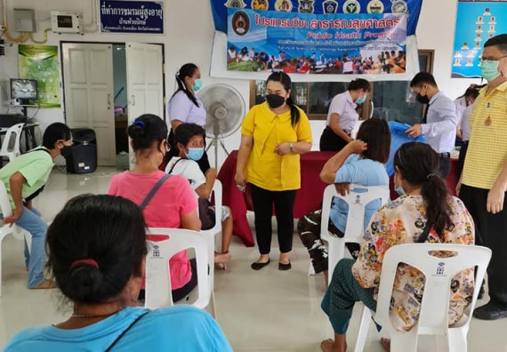 ภาพกิจกรรม  โปรแกรมวิชาสาธารณสุขศาสตร์ จัดกิจกรรมบริการวิชาการด้านสุขภาพแก่ชุมชนในจังหวัดกําแพงเพชร