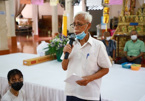 ภาพกิจกรรม  โปรแกรมวิชาสาธารณสุขศาสตร์ ร่วมแห่เทียนและถวายเทียนจำนำพรรษา ทั้งกันนี้ร่วมกันบำเบ็ญประโยชน์ทำความสะอาดวัดวังยาง