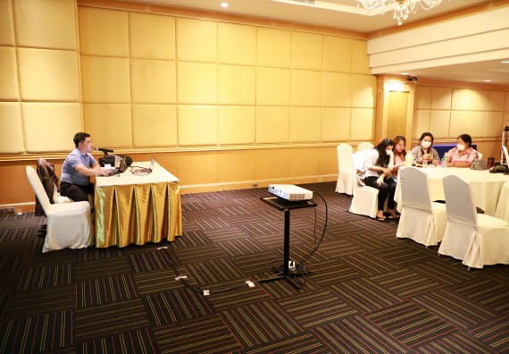 ภาพกิจกรรม  คณะวิทยาศาสตร์และเทคโนโลยี จัดกิจกรรมประชุมเชิงปฏิบัติการ“การจัดทําแผนกลยุทธ์ ประจําปี 2566 –2570 และจัดทําแผนปฏิบัติราชการประจําปี 2566