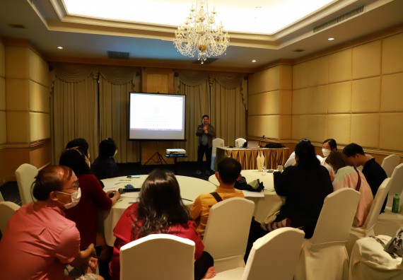 ภาพกิจกรรม  คณะวิทยาศาสตร์และเทคโนโลยี จัดกิจกรรมประชุมเชิงปฏิบัติการ“การจัดทําแผนกลยุทธ์ ประจําปี 2566 –2570 และจัดทําแผนปฏิบัติราชการประจําปี 2566