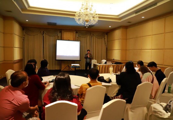 ภาพกิจกรรม  คณะวิทยาศาสตร์และเทคโนโลยี จัดกิจกรรมประชุมเชิงปฏิบัติการ“การจัดทําแผนกลยุทธ์ ประจําปี 2566 –2570 และจัดทําแผนปฏิบัติราชการประจําปี 2566