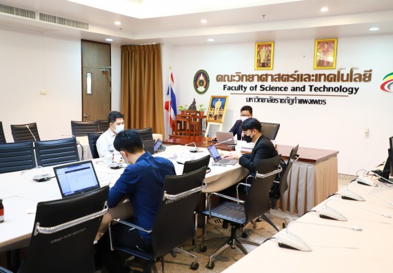 ภาพกิจกรรม  คณะวิทยาศาสตร์และเทคโนโลยี จัดการประชุมคณะกรรมการประจำคณะวิทยาศาสตร์และเทคโนโลยี ครั้งที่ 2/2565