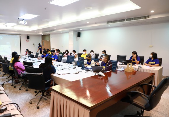 ภาพกิจกรรม  คณะวิทยาศาสตร์และเทคโนโลยี เข้าร่วมกิจกรรมการจัดการความรู้ ด้านการบริหารงานพัสดุ และอาคารสถานที่