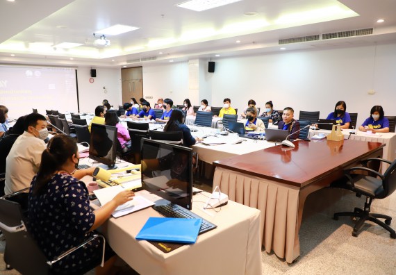 ภาพกิจกรรม  คณะวิทยาศาสตร์และเทคโนโลยี เข้าร่วมกิจกรรมการจัดการความรู้ ด้านการบริหารงานพัสดุ และอาคารสถานที่