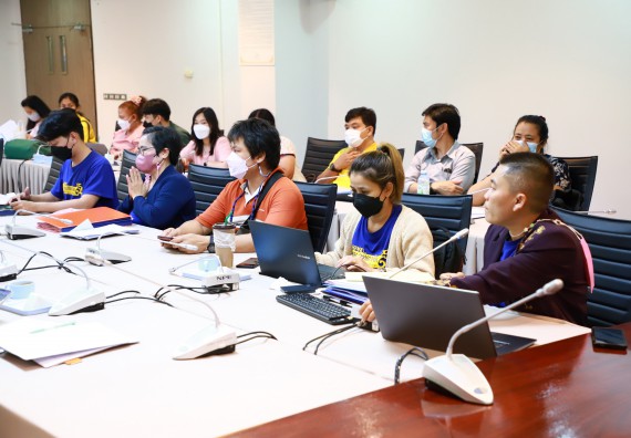 ภาพกิจกรรม  คณะวิทยาศาสตร์และเทคโนโลยี เข้าร่วมกิจกรรมการจัดการความรู้ ด้านการบริหารงานพัสดุ และอาคารสถานที่