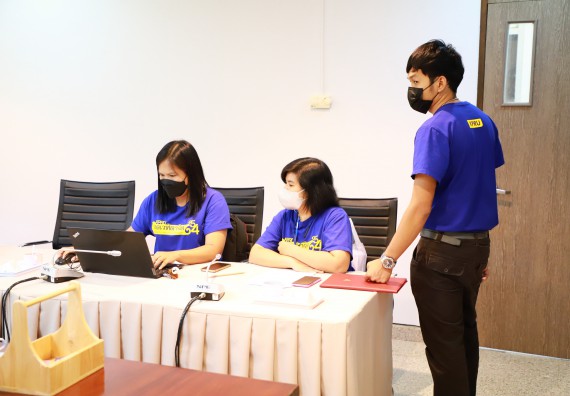 ภาพกิจกรรม  คณะวิทยาศาสตร์และเทคโนโลยี เข้าร่วมกิจกรรมการจัดการความรู้ ด้านการบริหารงานพัสดุ และอาคารสถานที่