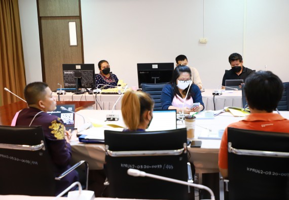 ภาพกิจกรรม  คณะวิทยาศาสตร์และเทคโนโลยี เข้าร่วมกิจกรรมการจัดการความรู้ ด้านการบริหารงานพัสดุ และอาคารสถานที่