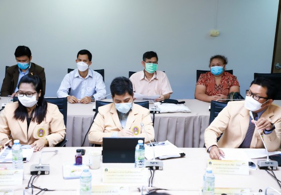 ภาพกิจกรรม  คณะวิทยาศาสตร์และเทคโนโลยี จัดกิจกรรมการตรวจประเมินคุณภาพการศึกษาภายใน ระดับคณะ ประจำปีการศึกษา 2564