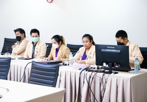 ภาพกิจกรรม  คณะวิทยาศาสตร์และเทคโนโลยี จัดกิจกรรมการตรวจประเมินคุณภาพการศึกษาภายใน ระดับคณะ ประจำปีการศึกษา 2564