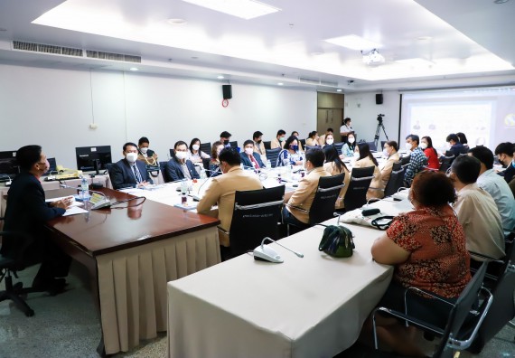 ภาพกิจกรรม  คณะวิทยาศาสตร์และเทคโนโลยี จัดกิจกรรมการตรวจประเมินคุณภาพการศึกษาภายใน ระดับคณะ ประจำปีการศึกษา 2564