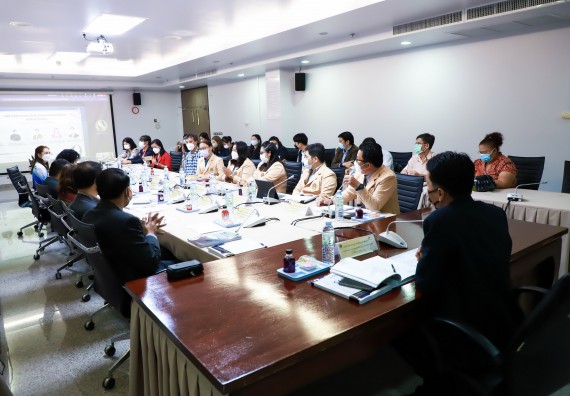 ภาพกิจกรรม  คณะวิทยาศาสตร์และเทคโนโลยี จัดกิจกรรมการตรวจประเมินคุณภาพการศึกษาภายใน ระดับคณะ ประจำปีการศึกษา 2564