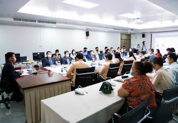 ภาพกิจกรรม  คณะวิทยาศาสตร์และเทคโนโลยี จัดกิจกรรมการตรวจประเมินคุณภาพการศึกษาภายใน ระดับคณะ ประจำปีการศึกษา 2564