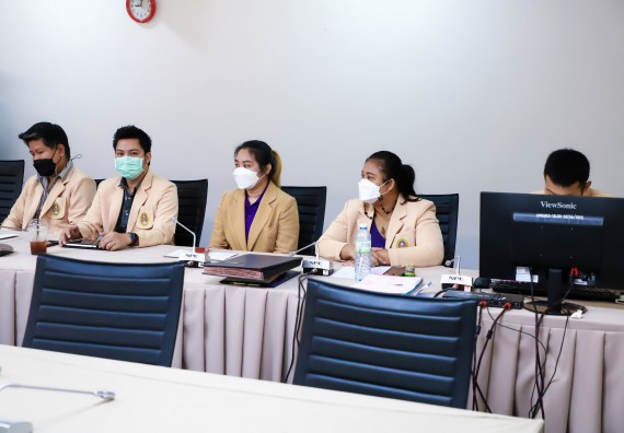 ภาพกิจกรรม  คณะวิทยาศาสตร์และเทคโนโลยี จัดกิจกรรมการตรวจประเมินคุณภาพการศึกษาภายใน ระดับคณะ ประจำปีการศึกษา 2564