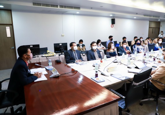 ภาพกิจกรรม  คณะวิทยาศาสตร์และเทคโนโลยี จัดกิจกรรมการตรวจประเมินคุณภาพการศึกษาภายใน ระดับคณะ ประจำปีการศึกษา 2564