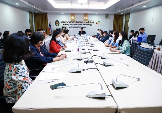 ภาพกิจกรรม  คณะวิทยาศาสตร์และเทคโนโลยี จัดกิจกรรมการตรวจประเมินคุณภาพการศึกษาภายใน ระดับคณะ ประจำปีการศึกษา 2564