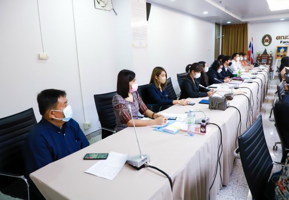 ภาพกิจกรรม  คณะวิทยาศาสตร์และเทคโนโลยี จัดกิจกรรมการตรวจประเมินคุณภาพการศึกษาภายใน ระดับคณะ ประจำปีการศึกษา 2564