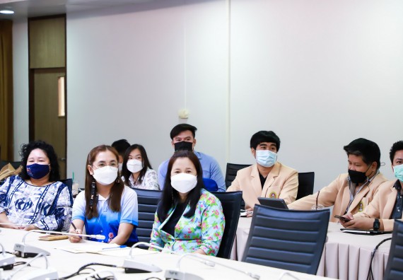 ภาพกิจกรรม  คณะวิทยาศาสตร์และเทคโนโลยี จัดกิจกรรมการตรวจประเมินคุณภาพการศึกษาภายใน ระดับคณะ ประจำปีการศึกษา 2564