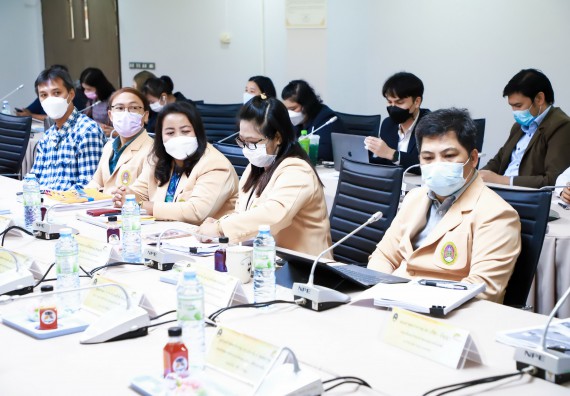 ภาพกิจกรรม  คณะวิทยาศาสตร์และเทคโนโลยี จัดกิจกรรมการตรวจประเมินคุณภาพการศึกษาภายใน ระดับคณะ ประจำปีการศึกษา 2564