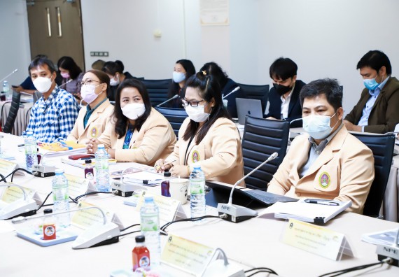 ภาพกิจกรรม  คณะวิทยาศาสตร์และเทคโนโลยี จัดกิจกรรมการตรวจประเมินคุณภาพการศึกษาภายใน ระดับคณะ ประจำปีการศึกษา 2564