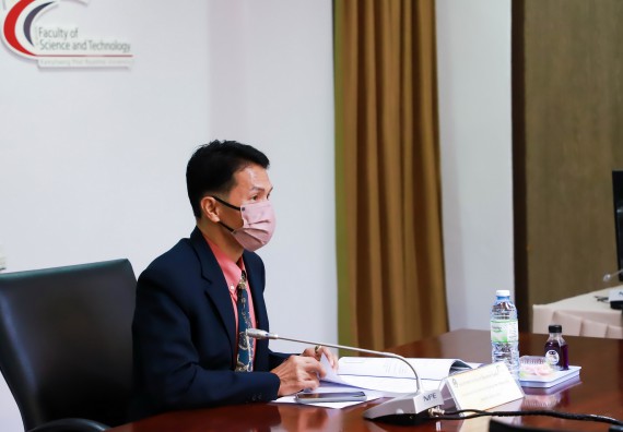 ภาพกิจกรรม  คณะวิทยาศาสตร์และเทคโนโลยี จัดกิจกรรมการตรวจประเมินคุณภาพการศึกษาภายใน ระดับคณะ ประจำปีการศึกษา 2564