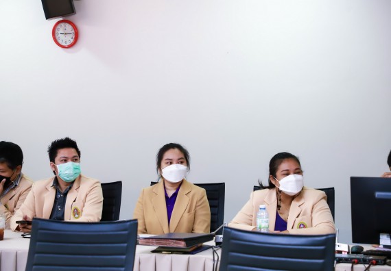 ภาพกิจกรรม  คณะวิทยาศาสตร์และเทคโนโลยี จัดกิจกรรมการตรวจประเมินคุณภาพการศึกษาภายใน ระดับคณะ ประจำปีการศึกษา 2564
