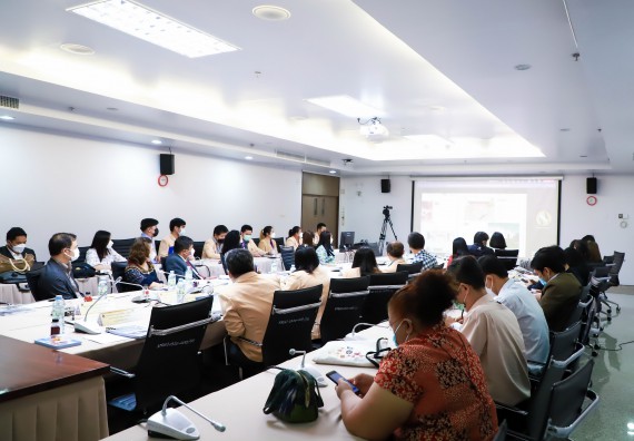 ภาพกิจกรรม  คณะวิทยาศาสตร์และเทคโนโลยี จัดกิจกรรมการตรวจประเมินคุณภาพการศึกษาภายใน ระดับคณะ ประจำปีการศึกษา 2564