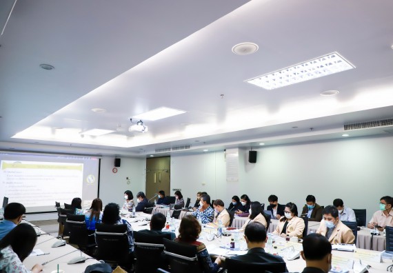 ภาพกิจกรรม  คณะวิทยาศาสตร์และเทคโนโลยี จัดกิจกรรมการตรวจประเมินคุณภาพการศึกษาภายใน ระดับคณะ ประจำปีการศึกษา 2564