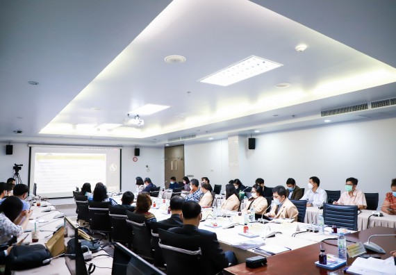 ภาพกิจกรรม  คณะวิทยาศาสตร์และเทคโนโลยี จัดกิจกรรมการตรวจประเมินคุณภาพการศึกษาภายใน ระดับคณะ ประจำปีการศึกษา 2564