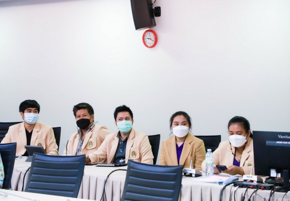 ภาพกิจกรรม  คณะวิทยาศาสตร์และเทคโนโลยี จัดกิจกรรมการตรวจประเมินคุณภาพการศึกษาภายใน ระดับคณะ ประจำปีการศึกษา 2564