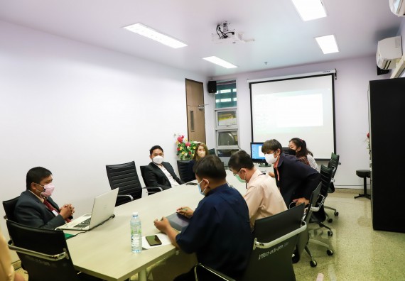 ภาพกิจกรรม  คณะวิทยาศาสตร์และเทคโนโลยี จัดกิจกรรมการตรวจประเมินคุณภาพการศึกษาภายใน ระดับคณะ ประจำปีการศึกษา 2564