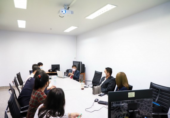 ภาพกิจกรรม  คณะวิทยาศาสตร์และเทคโนโลยี จัดกิจกรรมการตรวจประเมินคุณภาพการศึกษาภายใน ระดับคณะ ประจำปีการศึกษา 2564