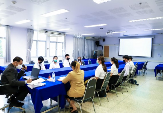 ภาพกิจกรรม  คณะวิทยาศาสตร์และเทคโนโลยี จัดกิจกรรมการตรวจประเมินคุณภาพการศึกษาภายใน ระดับคณะ ประจำปีการศึกษา 2564