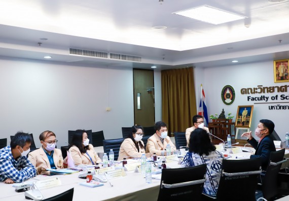 ภาพกิจกรรม  คณะวิทยาศาสตร์และเทคโนโลยี จัดกิจกรรมการตรวจประเมินคุณภาพการศึกษาภายใน ระดับคณะ ประจำปีการศึกษา 2564