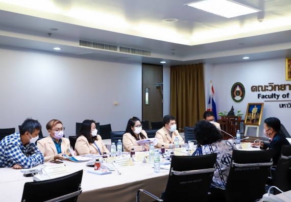 ภาพกิจกรรม  คณะวิทยาศาสตร์และเทคโนโลยี จัดกิจกรรมการตรวจประเมินคุณภาพการศึกษาภายใน ระดับคณะ ประจำปีการศึกษา 2564