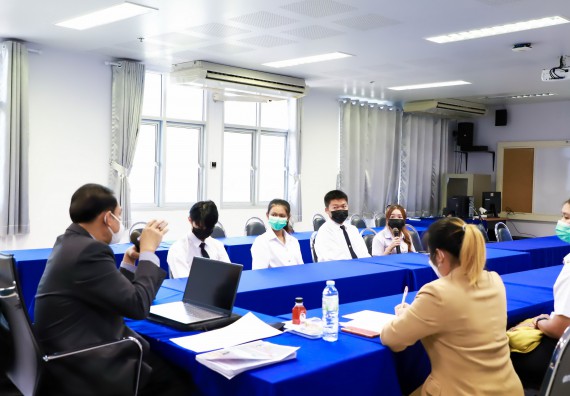 ภาพกิจกรรม  คณะวิทยาศาสตร์และเทคโนโลยี จัดกิจกรรมการตรวจประเมินคุณภาพการศึกษาภายใน ระดับคณะ ประจำปีการศึกษา 2564