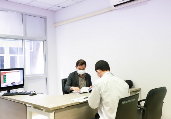 ภาพกิจกรรม  คณะวิทยาศาสตร์และเทคโนโลยี จัดกิจกรรมการตรวจประเมินคุณภาพการศึกษาภายใน ระดับคณะ ประจำปีการศึกษา 2564