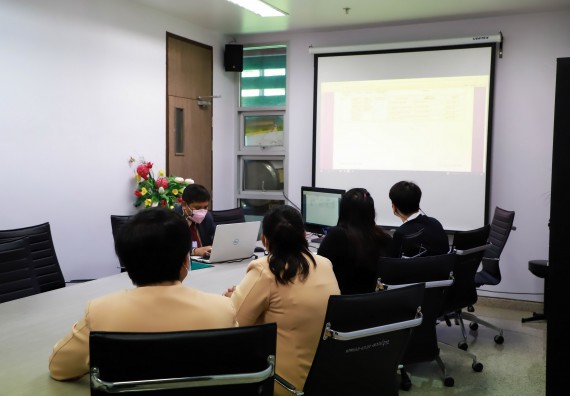 ภาพกิจกรรม  คณะวิทยาศาสตร์และเทคโนโลยี จัดกิจกรรมการตรวจประเมินคุณภาพการศึกษาภายใน ระดับคณะ ประจำปีการศึกษา 2564