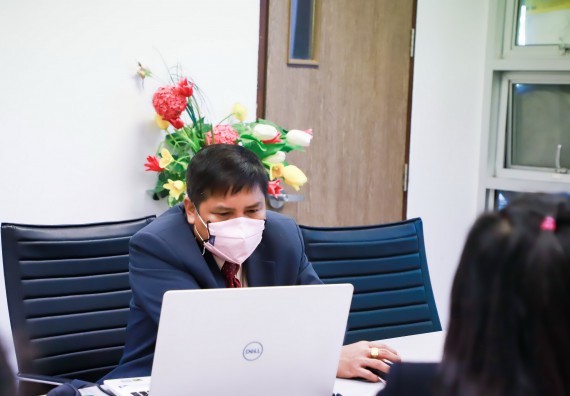 ภาพกิจกรรม  คณะวิทยาศาสตร์และเทคโนโลยี จัดกิจกรรมการตรวจประเมินคุณภาพการศึกษาภายใน ระดับคณะ ประจำปีการศึกษา 2564