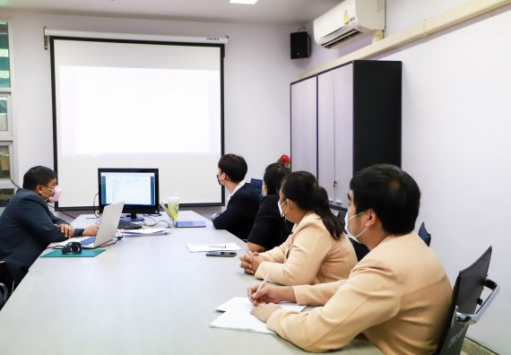 ภาพกิจกรรม  คณะวิทยาศาสตร์และเทคโนโลยี จัดกิจกรรมการตรวจประเมินคุณภาพการศึกษาภายใน ระดับคณะ ประจำปีการศึกษา 2564