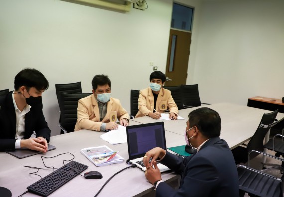 ภาพกิจกรรม  คณะวิทยาศาสตร์และเทคโนโลยี จัดกิจกรรมการตรวจประเมินคุณภาพการศึกษาภายใน ระดับคณะ ประจำปีการศึกษา 2564