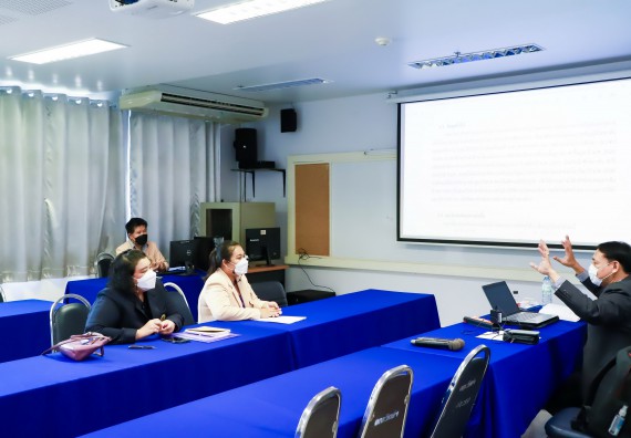 ภาพกิจกรรม  คณะวิทยาศาสตร์และเทคโนโลยี จัดกิจกรรมการตรวจประเมินคุณภาพการศึกษาภายใน ระดับคณะ ประจำปีการศึกษา 2564